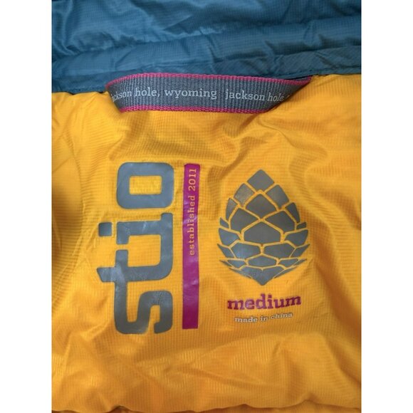 $249 Stio PINION 800 Down Sweater Fullzip Women's Med Hillside Spruce Green - Picture 16 of 16